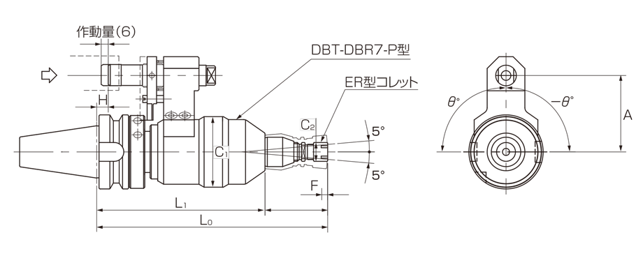 DBT-DBR7-P (マシニングセンタ用)